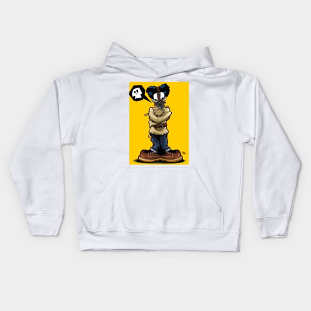 "INSANE IN THE MEMBRANE" Kids Hoodie by MIAMIKAOS